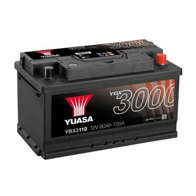 Yuasa 12V 80Ah SMF Battery YBX3110 (0)