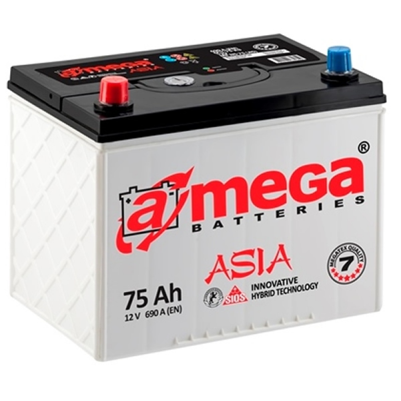 A-MEGA Asia 75 Ah 690A Euro (0)