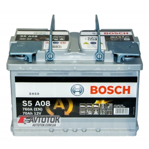 BOSCH 6СТ-70 AGM Евро (S5A08)