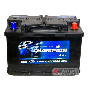 Champion BLACK 6CT-74 Ah/12V Euro (0)    