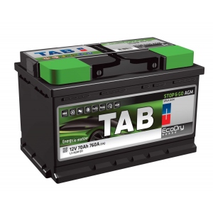 TAB EcoDry Stop & Go AGM 70 Ah/12V Euro (0)