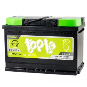 Topla Top AGM Stop & Go 70 Ah/12V Euro (0)