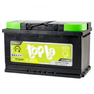 Topla Top AGM Stop & Go 80 Ah/12V Euro (0)